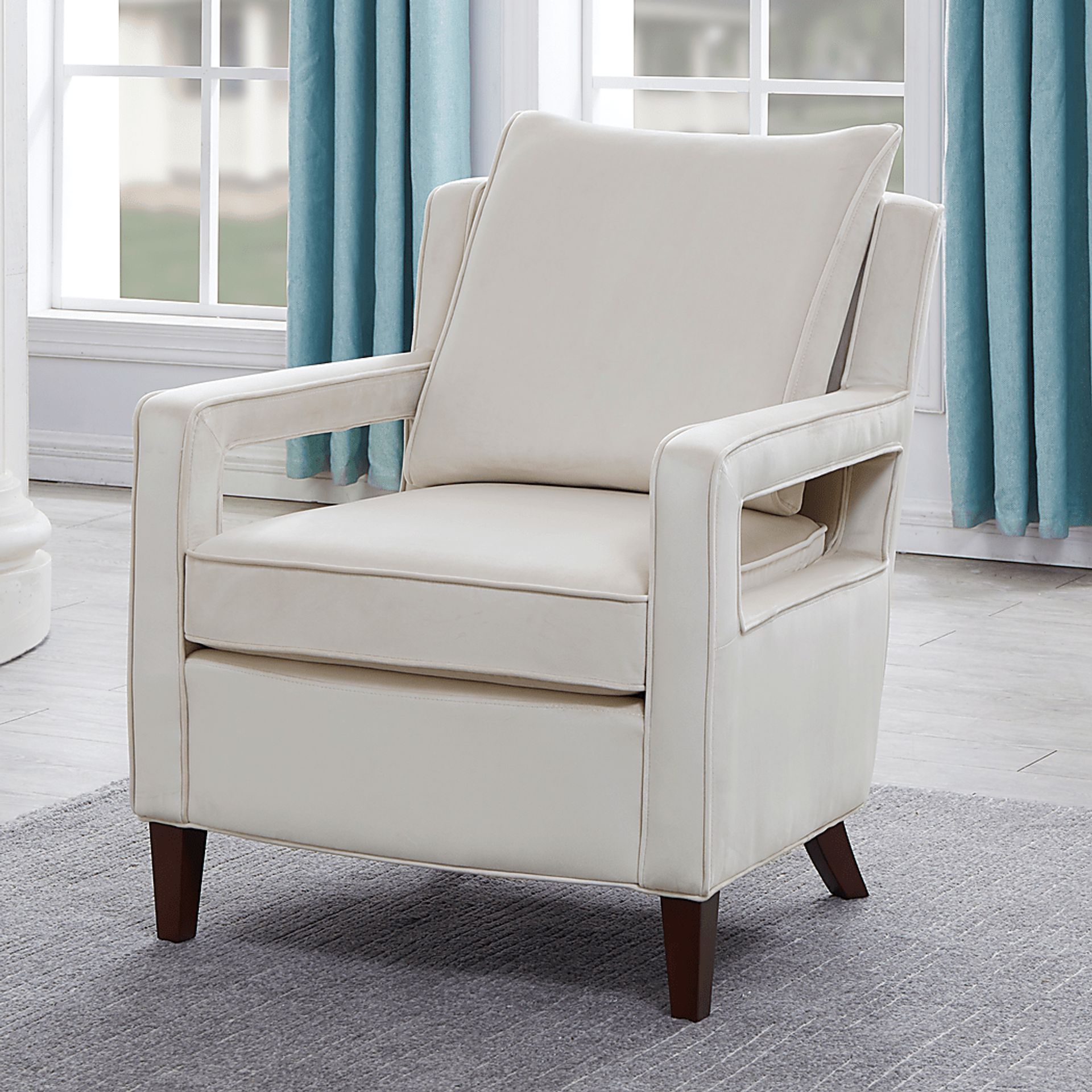 Hinkel Beige Accent Chair - Image 2