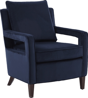 Hinkel Blue Accent Chair