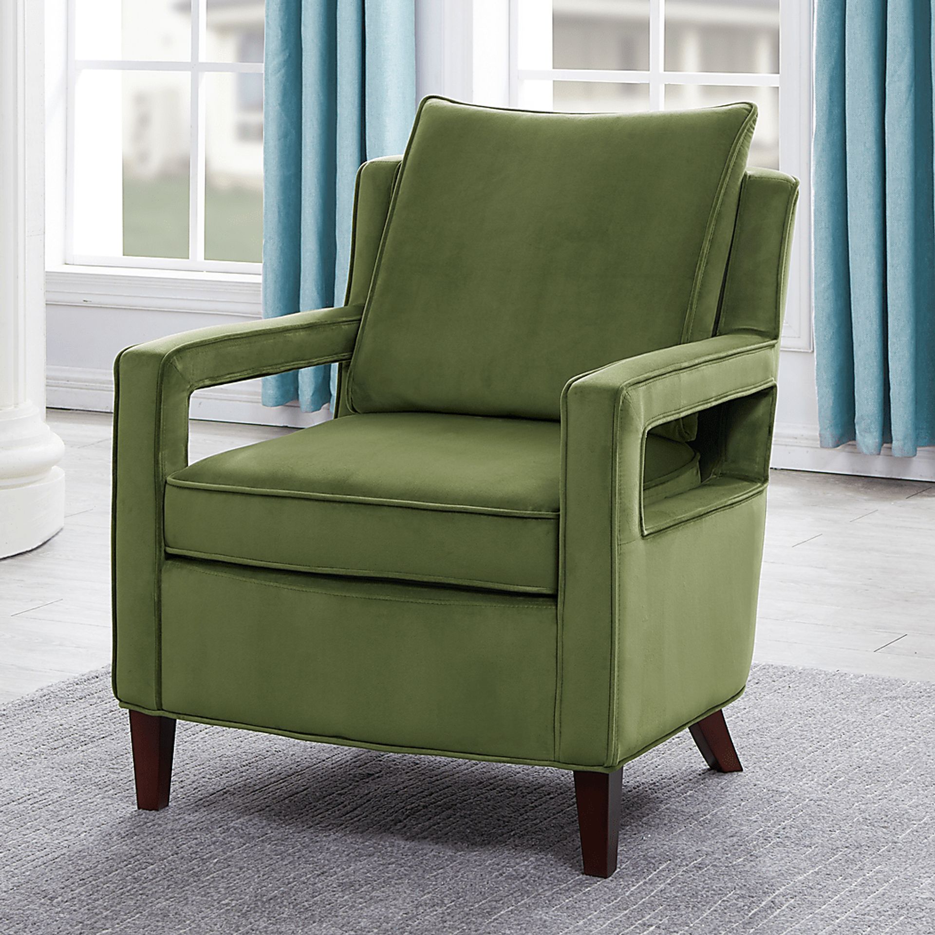 Hinkel Green Accent Chair - Image 2