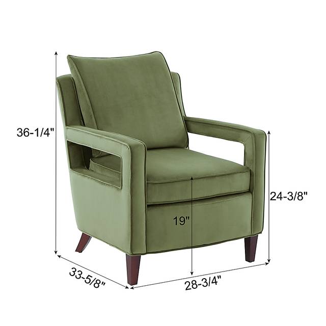 Hinkel Green Accent Chair - Thumbnail - Image 10