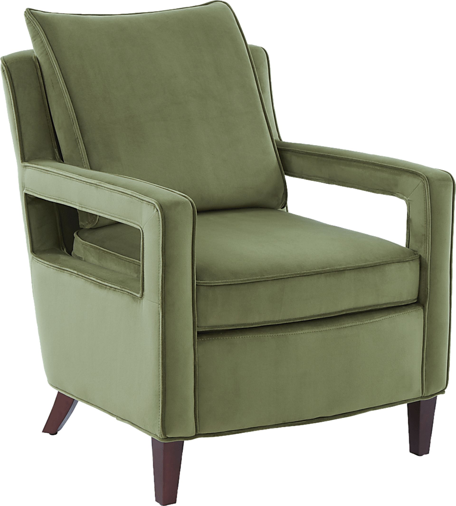 Hinkel Green Accent Chair - Image 1