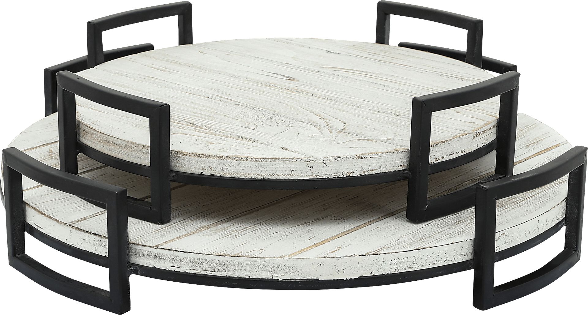 Hinnman Gray Tray, Set of 2 - Image 1