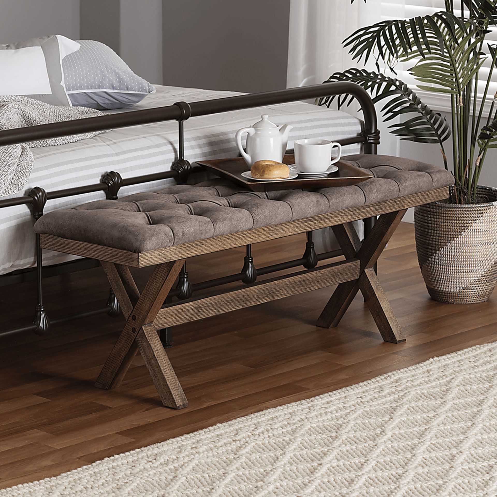 Hinthorne Brown Bench - Image 2