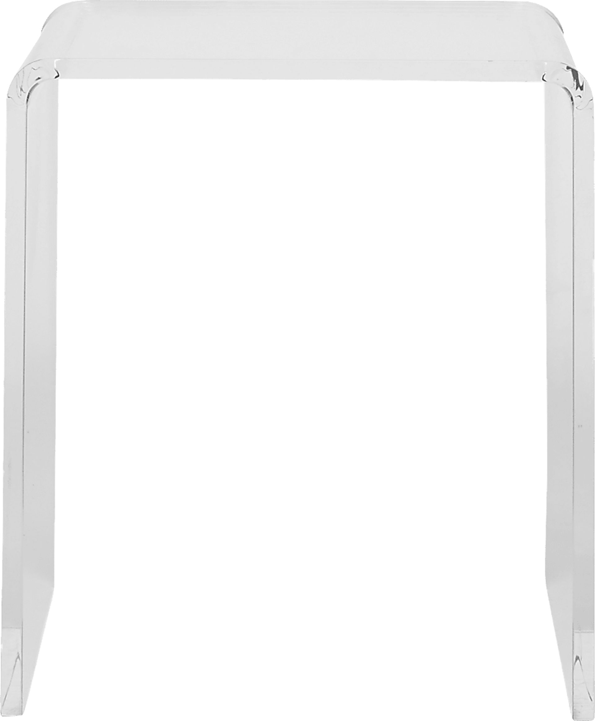Hisega Clear End Table - Image 3