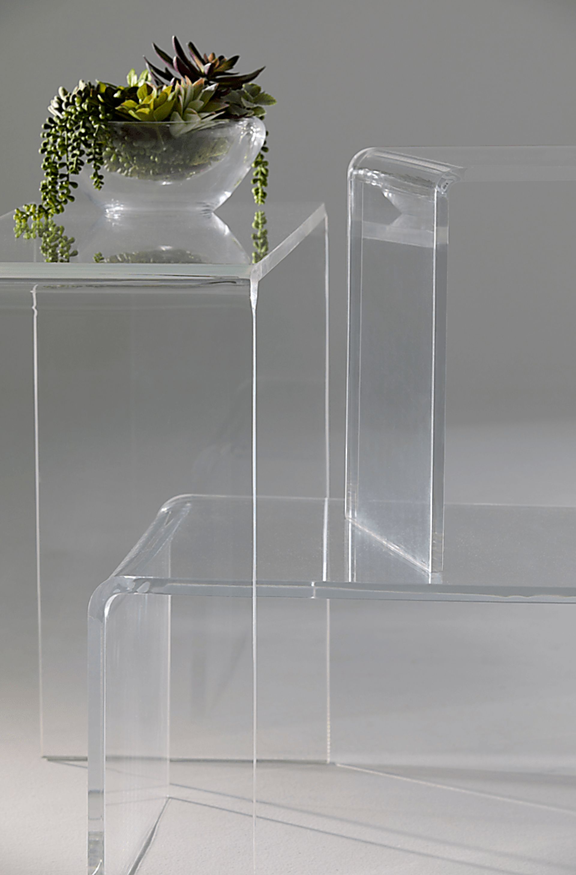 Hisega Clear End Table - Image 4