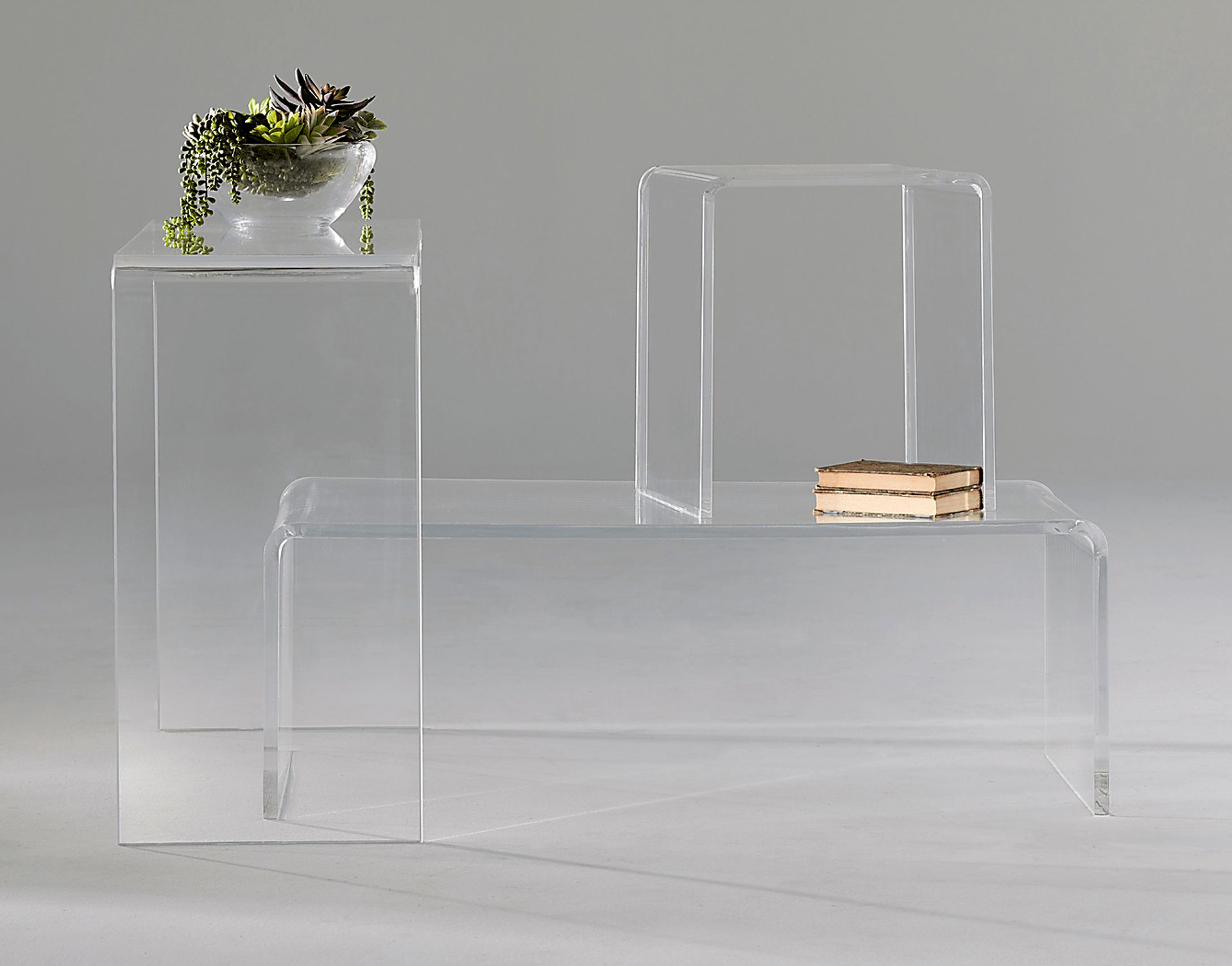 Hisega Clear End Table - Image 5