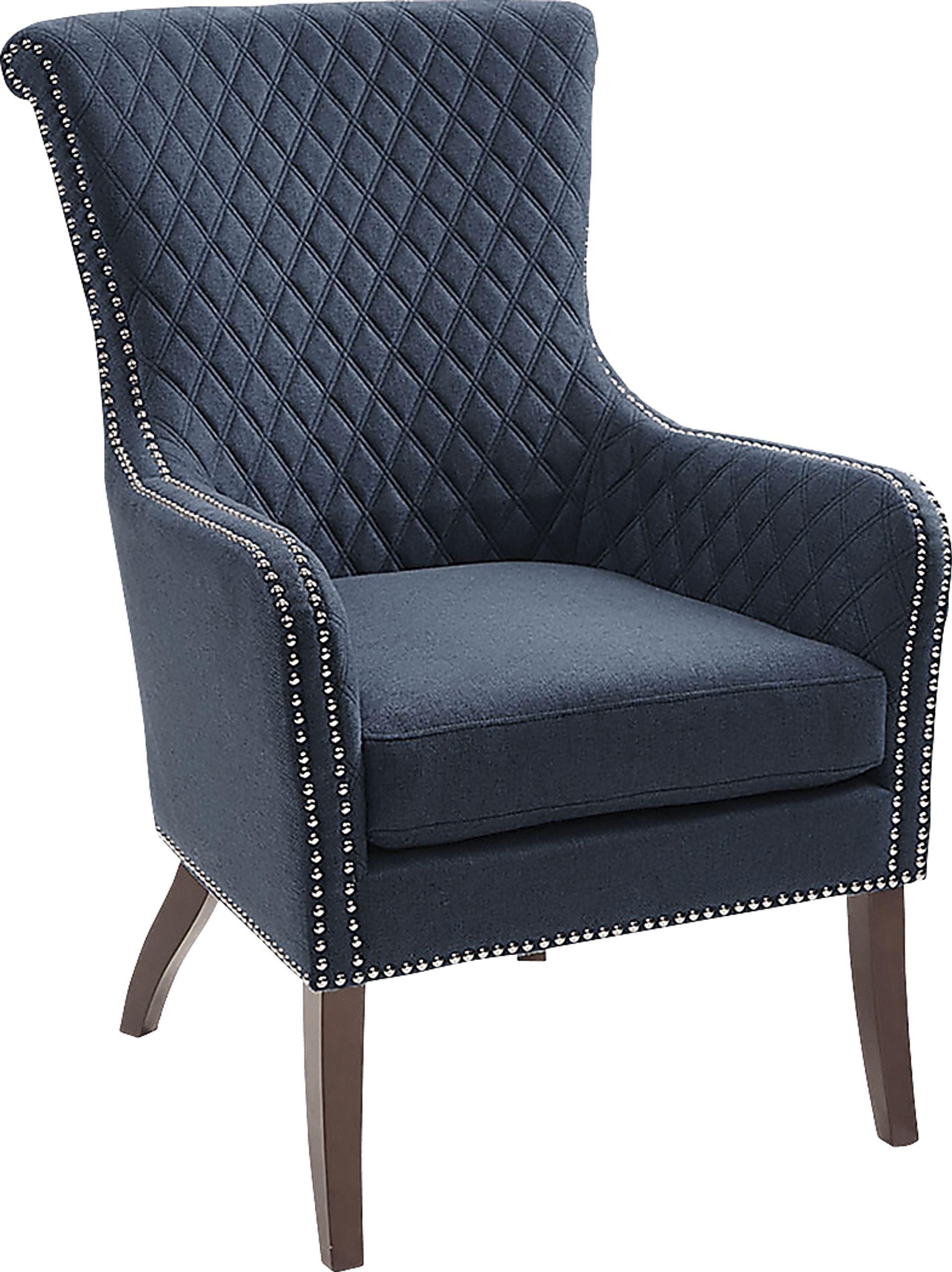 Hisey Blue Accent Chair - Image 1