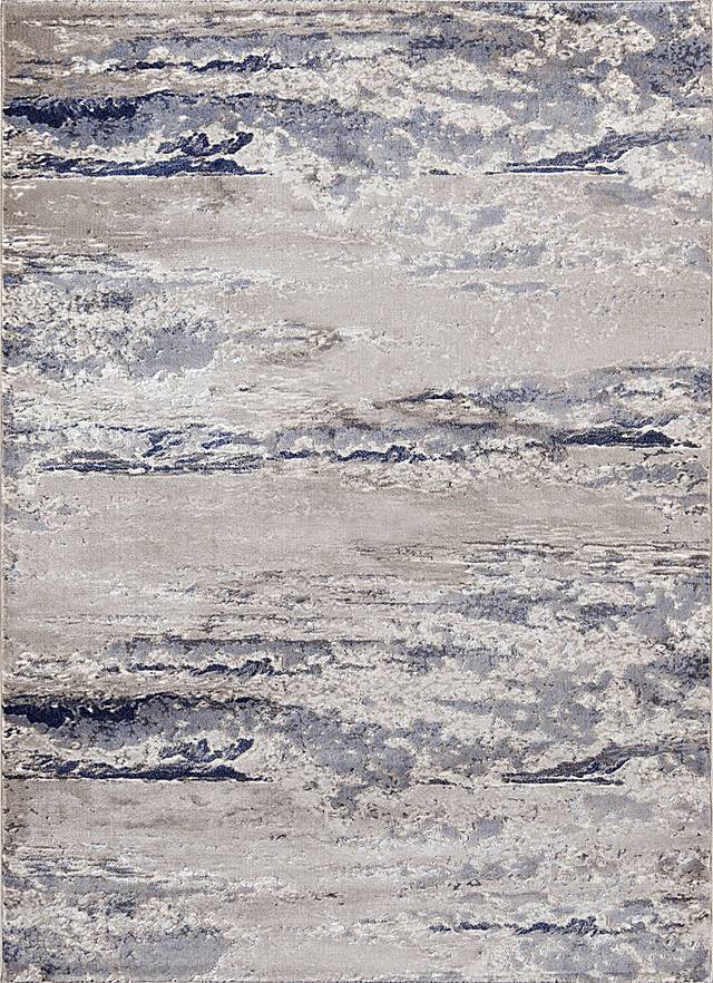 Hobard Blue 7'6 x 9'6 Rug - Thumbnail - Image 1