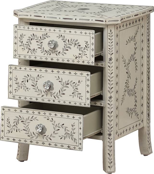 Hobby Hill White Accent Cabinet - Thumbnail - Image 2