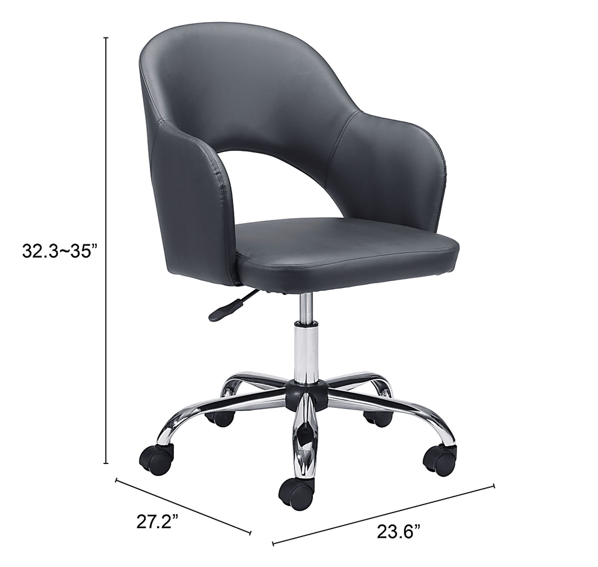 Hockobo Black Office Chair - Image 6