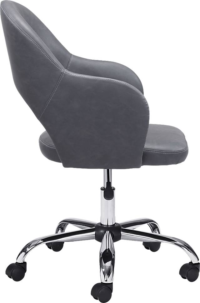 Hockobo Gray Office Chair - Thumbnail - Image 2