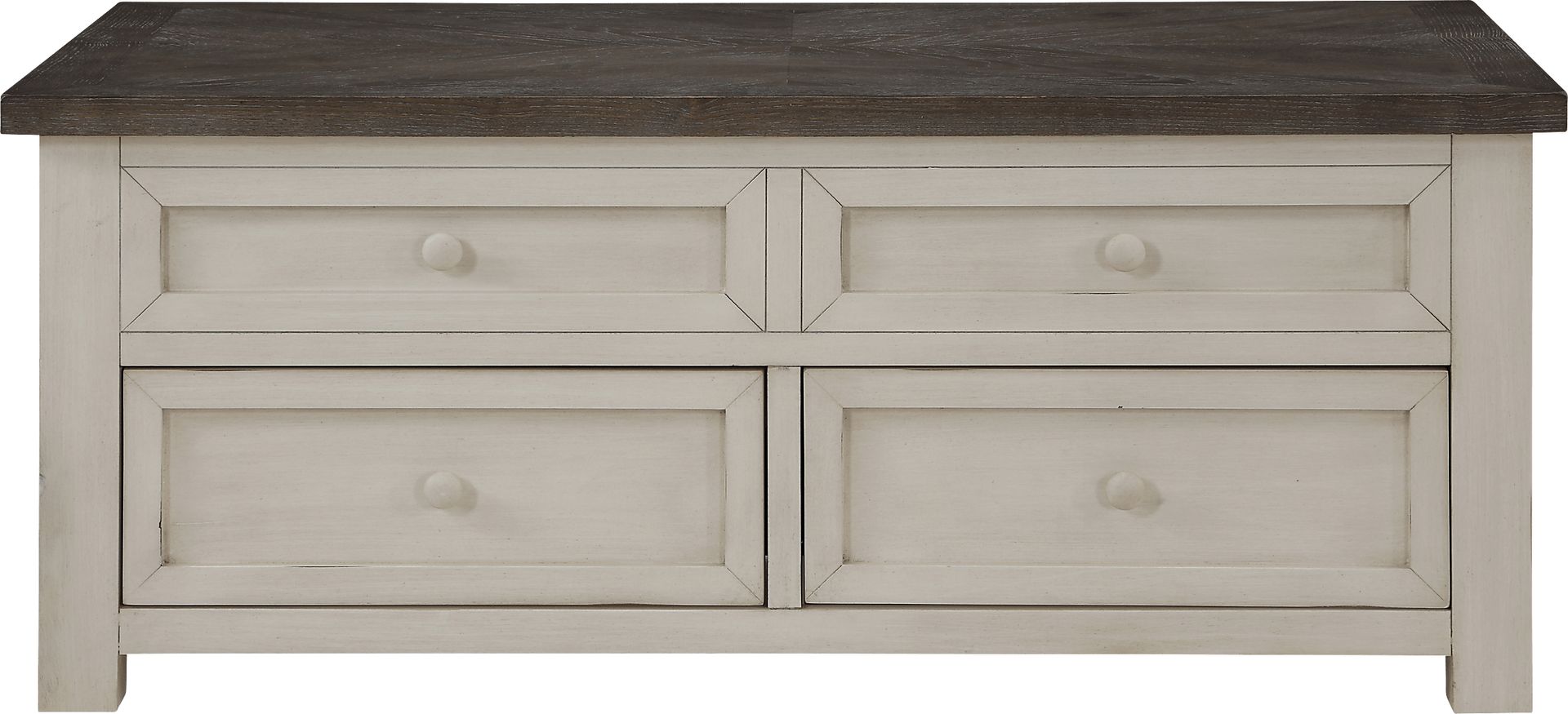 Hoege Cream Lift-Top Cocktail Table - Image 2