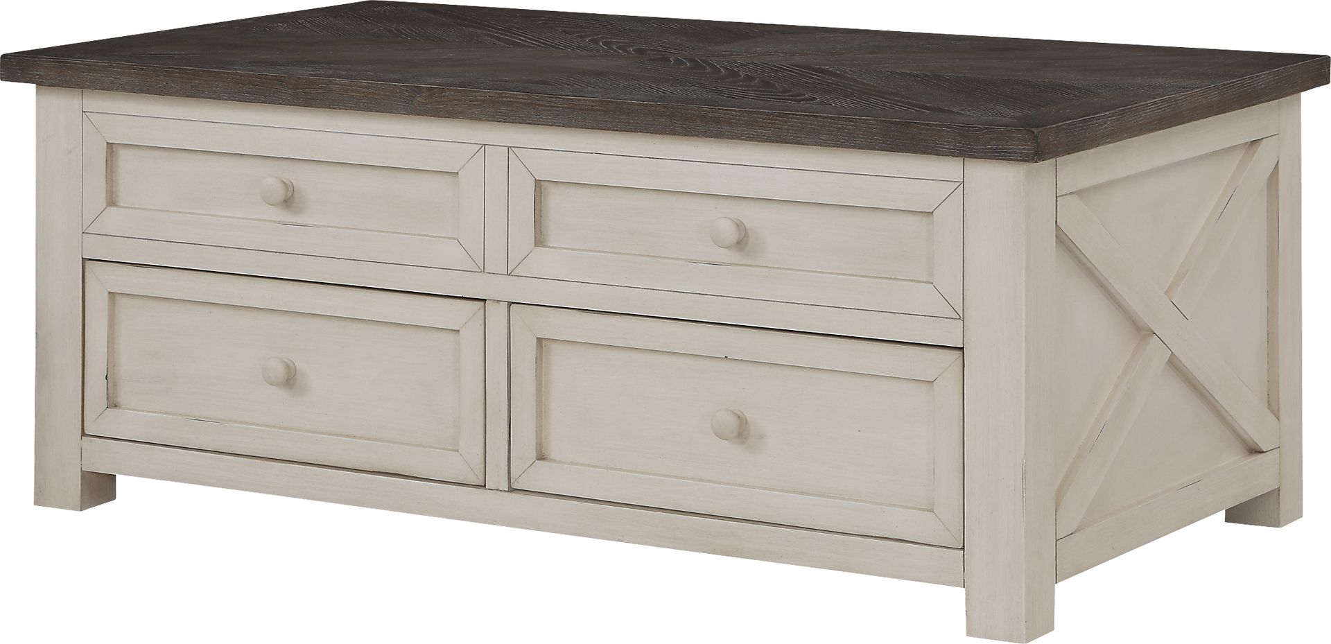 Hoege Cream Lift-Top Cocktail Table - Image 1