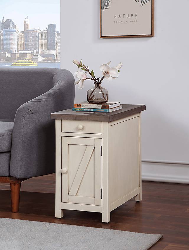 Hoege Cream Side Table - Thumbnail - Image 5