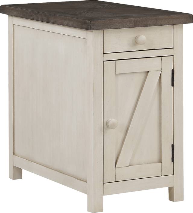 Hoege Cream Side Table - Thumbnail - Image 1