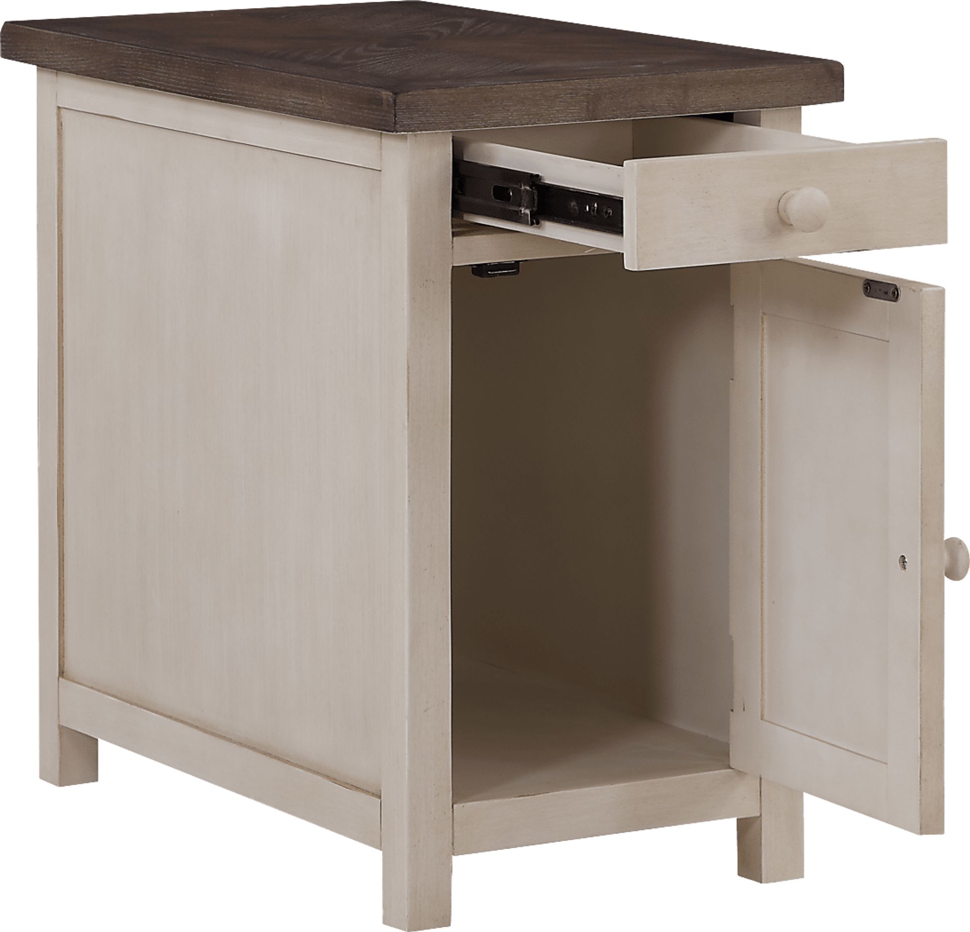 Hoege Cream Side Table - Image 3