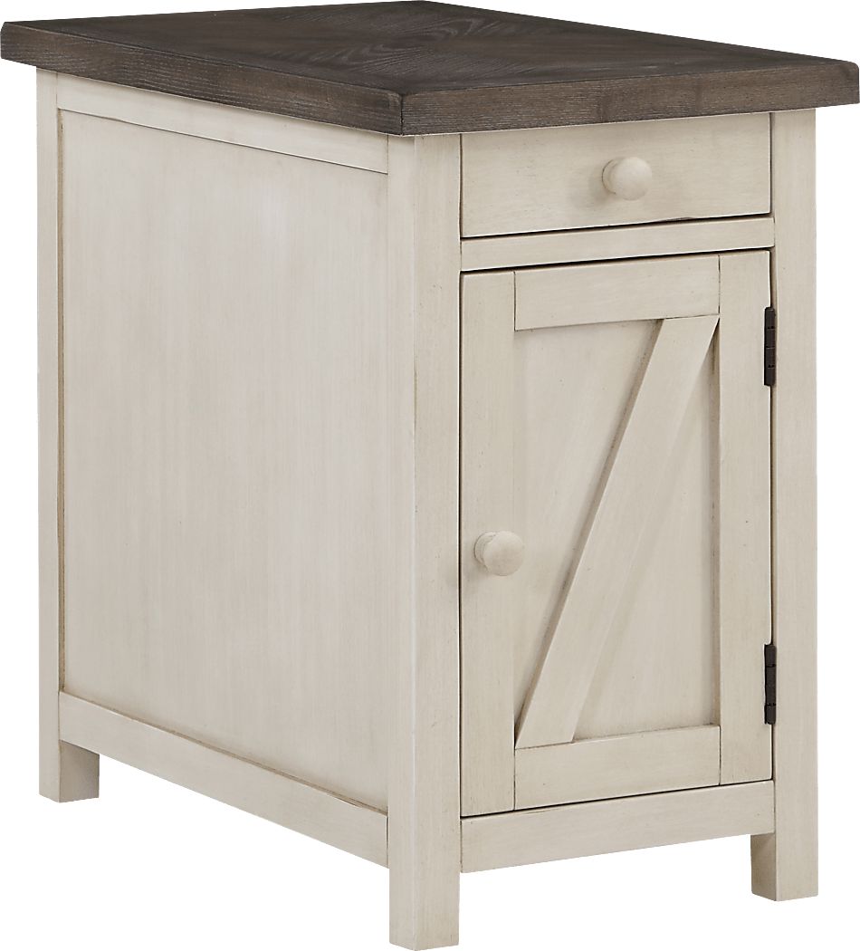 Hoege Cream Side Table