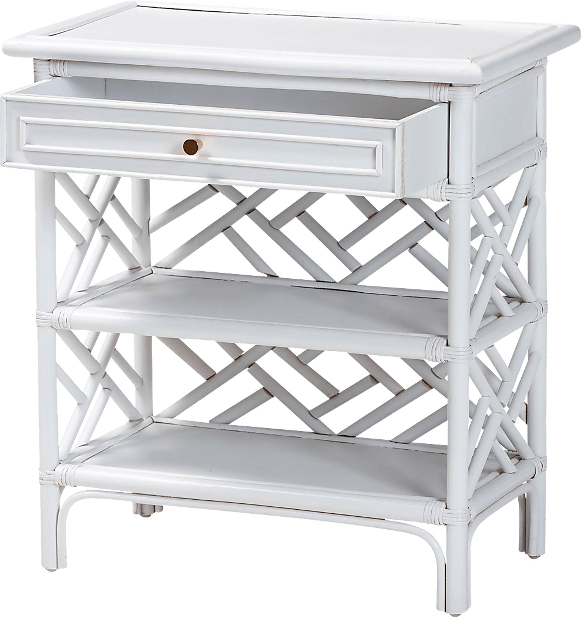 Hogpoly White Nightstand - Image 7