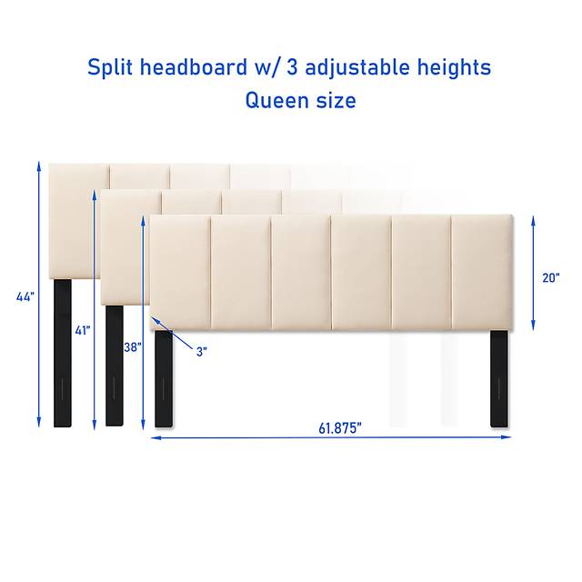 Hokuao Beige Queen Headboard - Thumbnail - Image 3