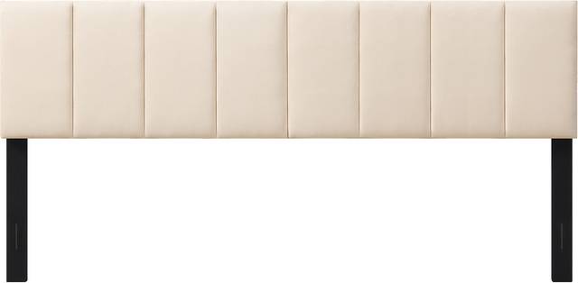 Hokuao Beige King Headboard - Thumbnail - Image 1