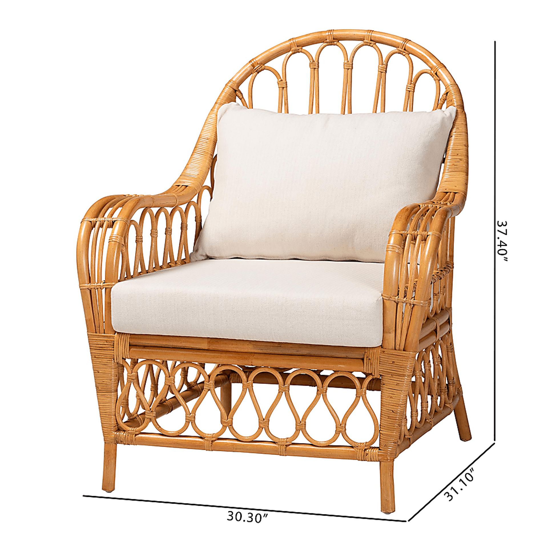 Holbay Brown Accent Chair - Image 10