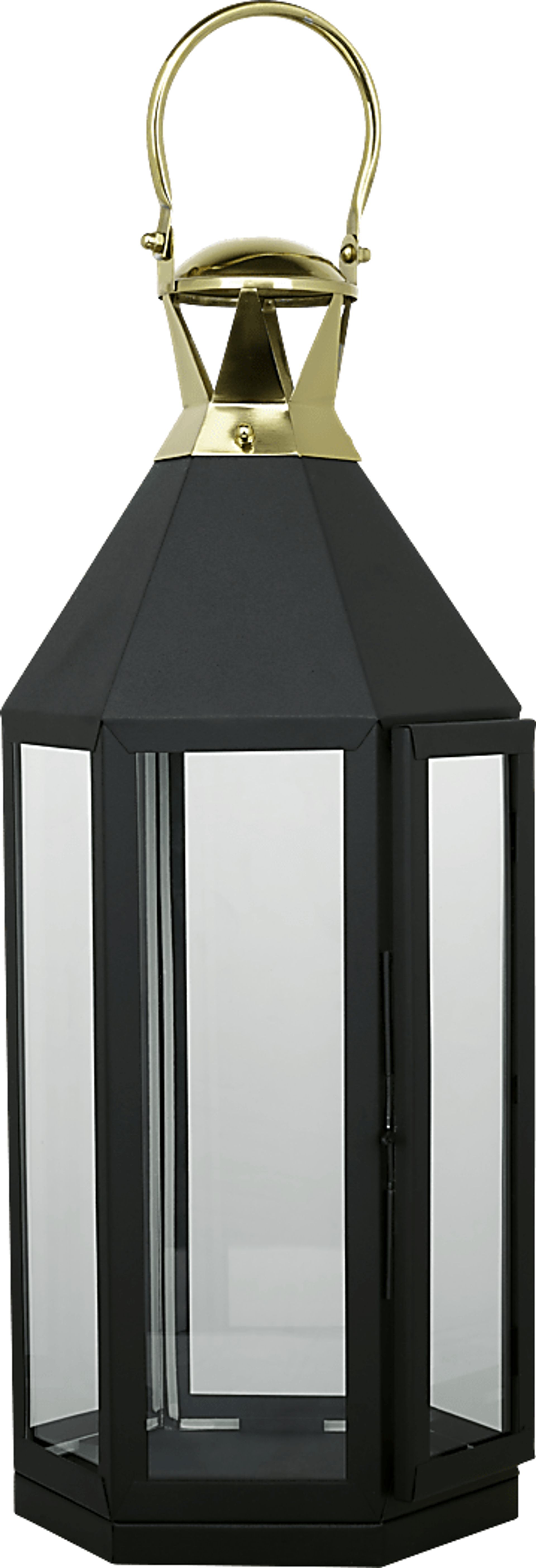 Holbeck Black Large Indoor/Outdoor Lantern - Image 3