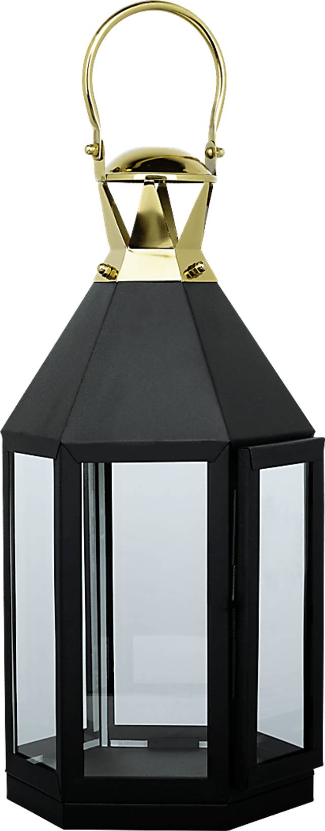 Holbeck Black Medium Indoor/Outdoor Lantern - Thumbnail - Image 3