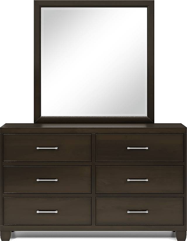 Holden's Ridge Charcoal Dresser & Mirror Set - Thumbnail - Image 1