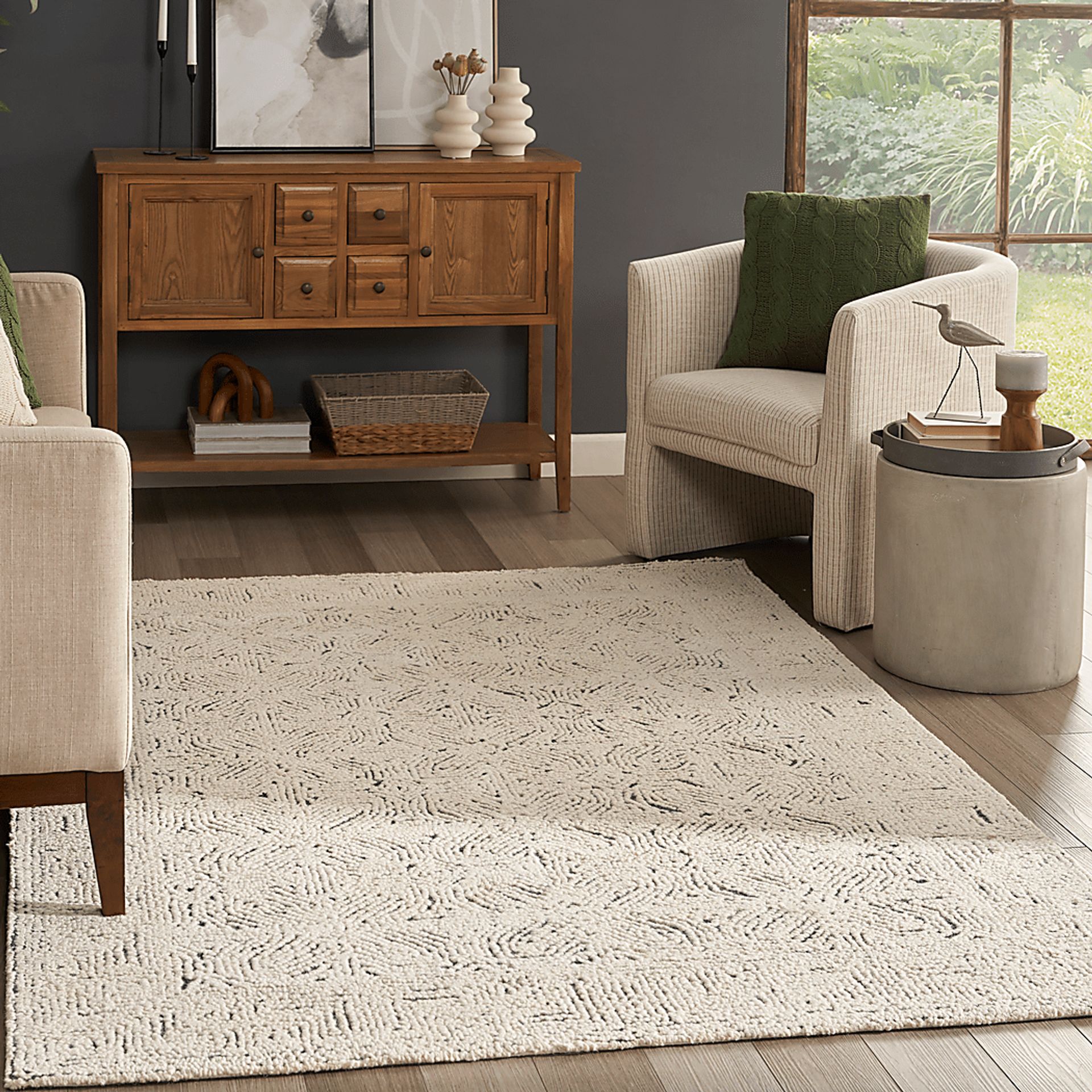 Holford Beige 3'9 x 7'3 Rug - Image 2