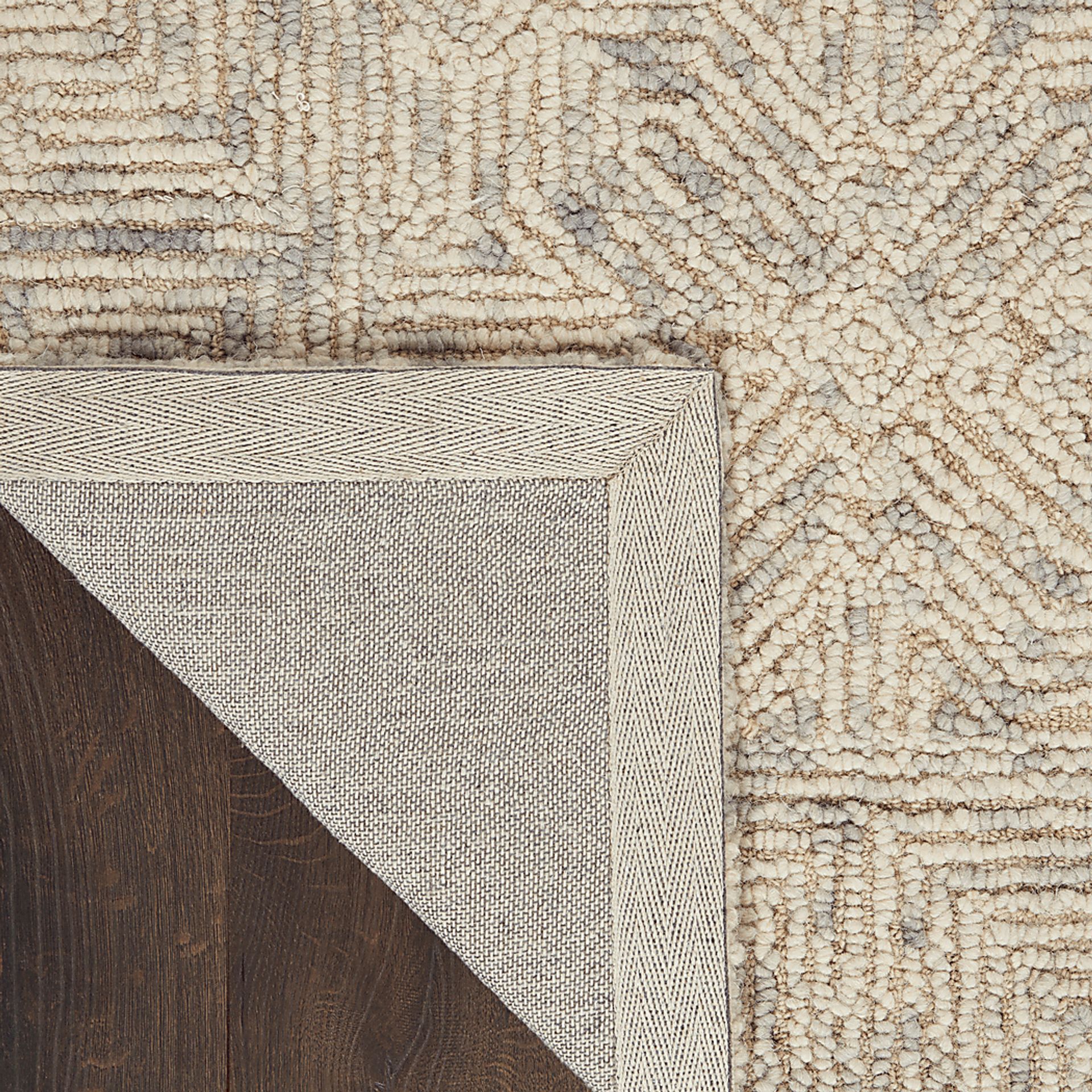 Holford Beige 4'5 x 7'3 Rug - Image 4