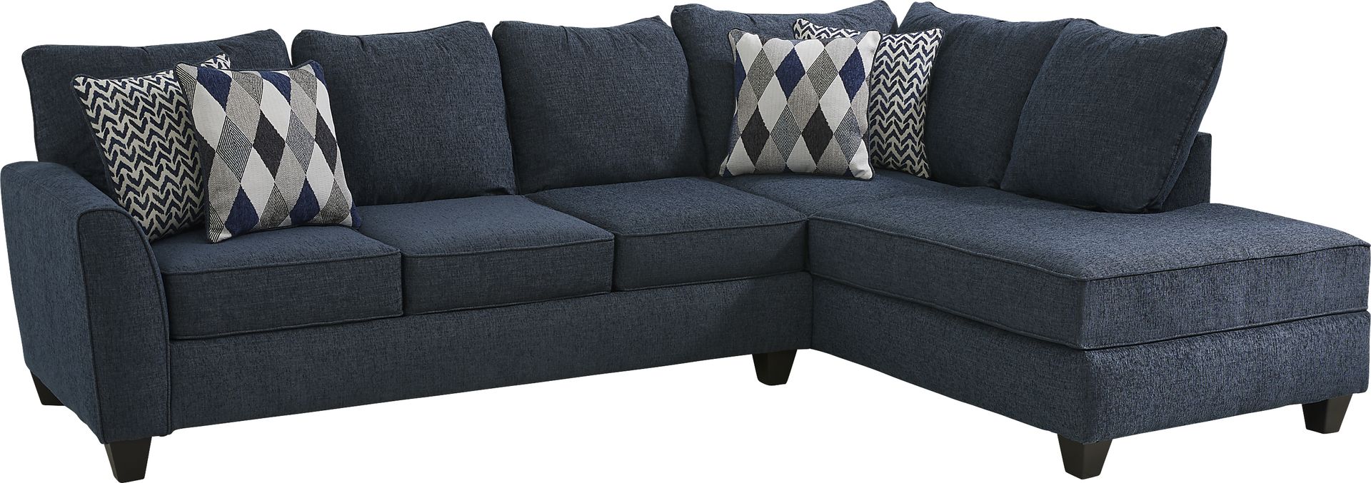 Holiday Grove Blue 2 Pc Sectional - Image 1