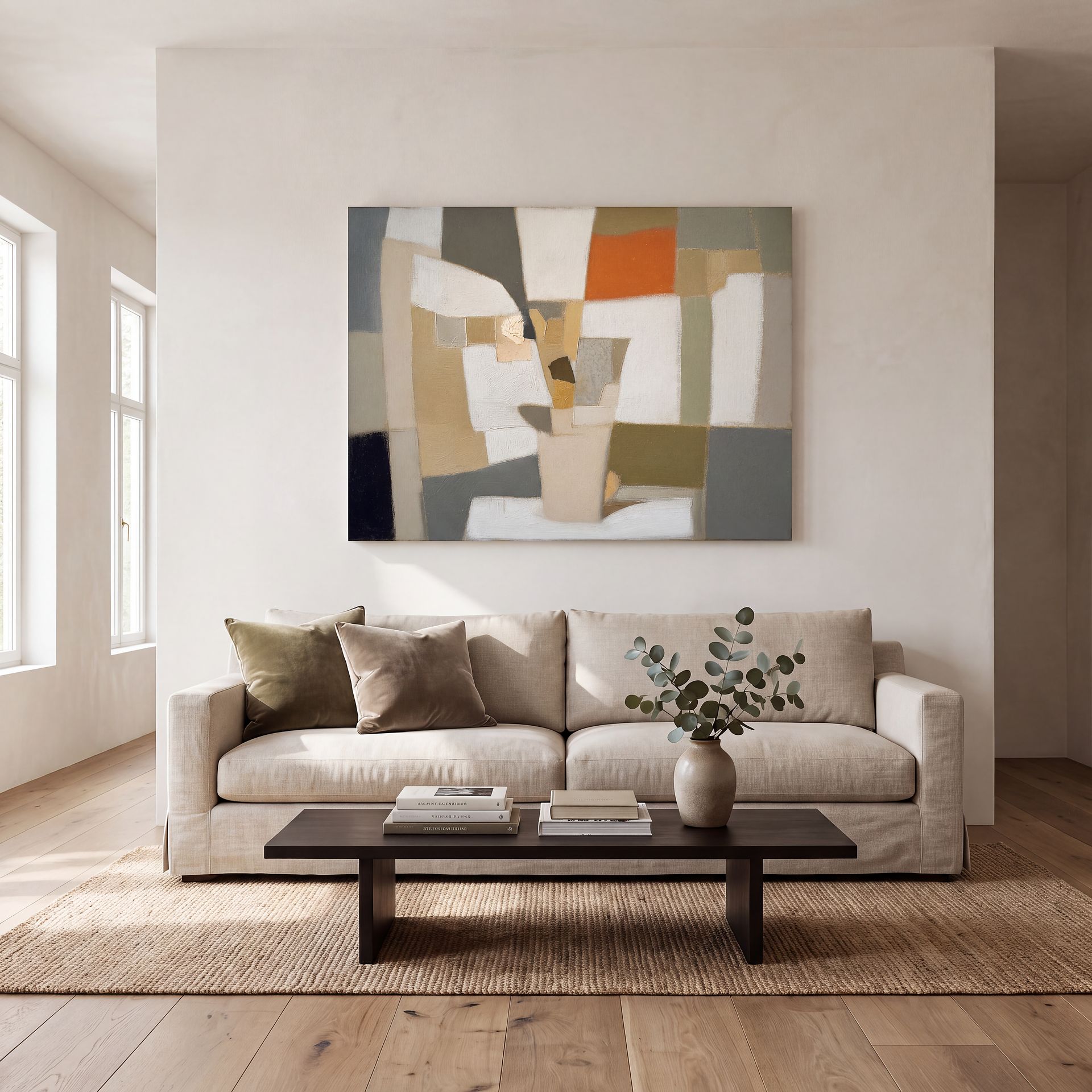 Holisoa II Beige Artwork - Image 3