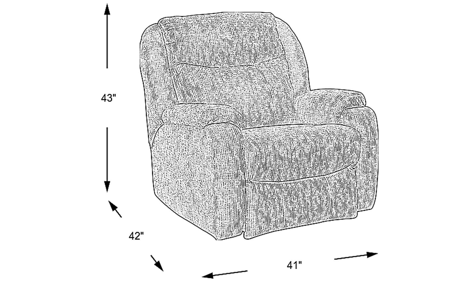 Dimension Image. Please refer to the Dimension Tab on this page for dimension details.