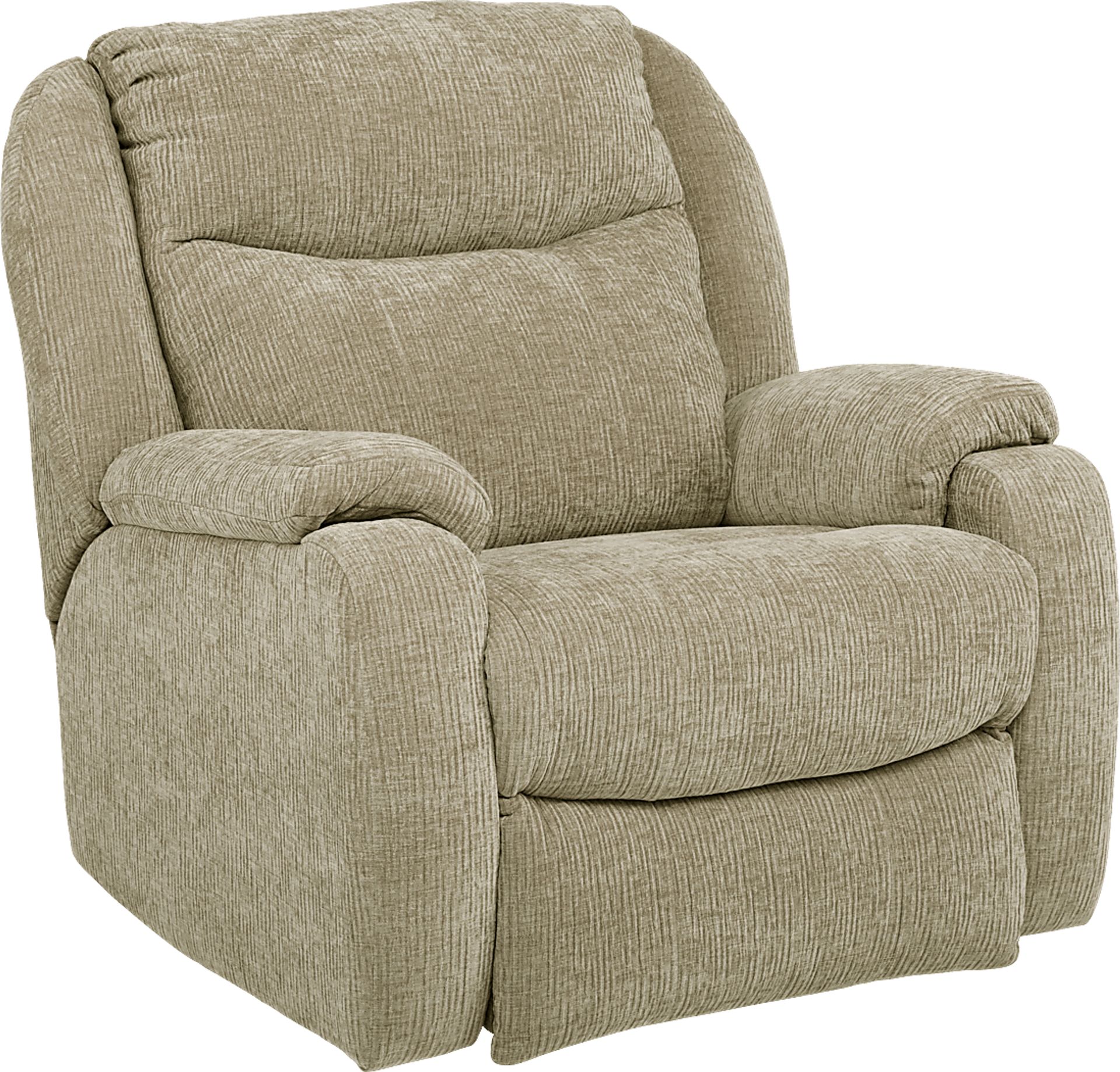 Hollace Beige Triple Power Recliner - Image 1