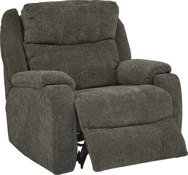 Hollace Gray Triple Power Recliner - Thumbnail - Image 2