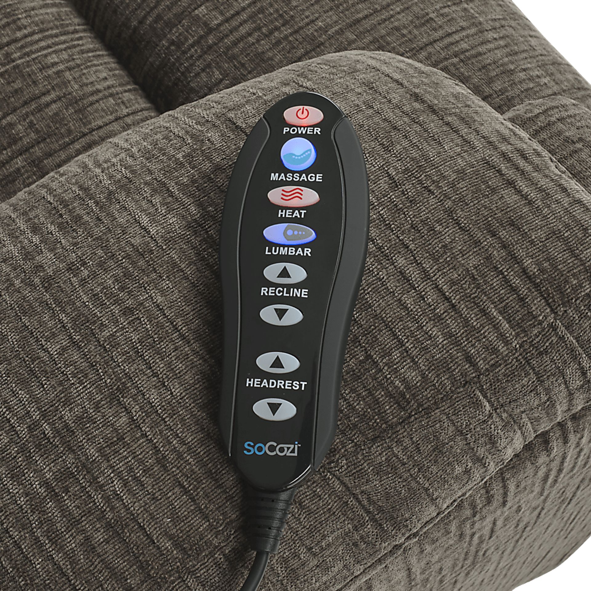 Hollace Gray Triple Power Recliner - Image 3