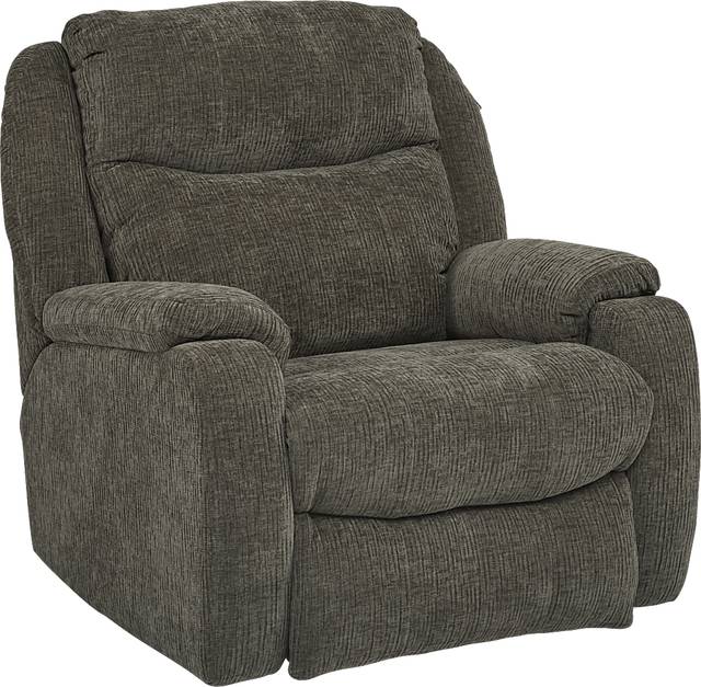 Hollace Gray Triple Power Recliner - Thumbnail - Image 1