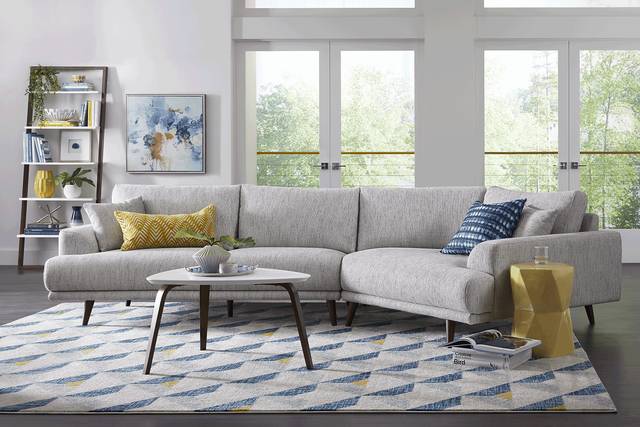 Holland Hill Gray 2 Pc Sectional - Thumbnail - Image 2