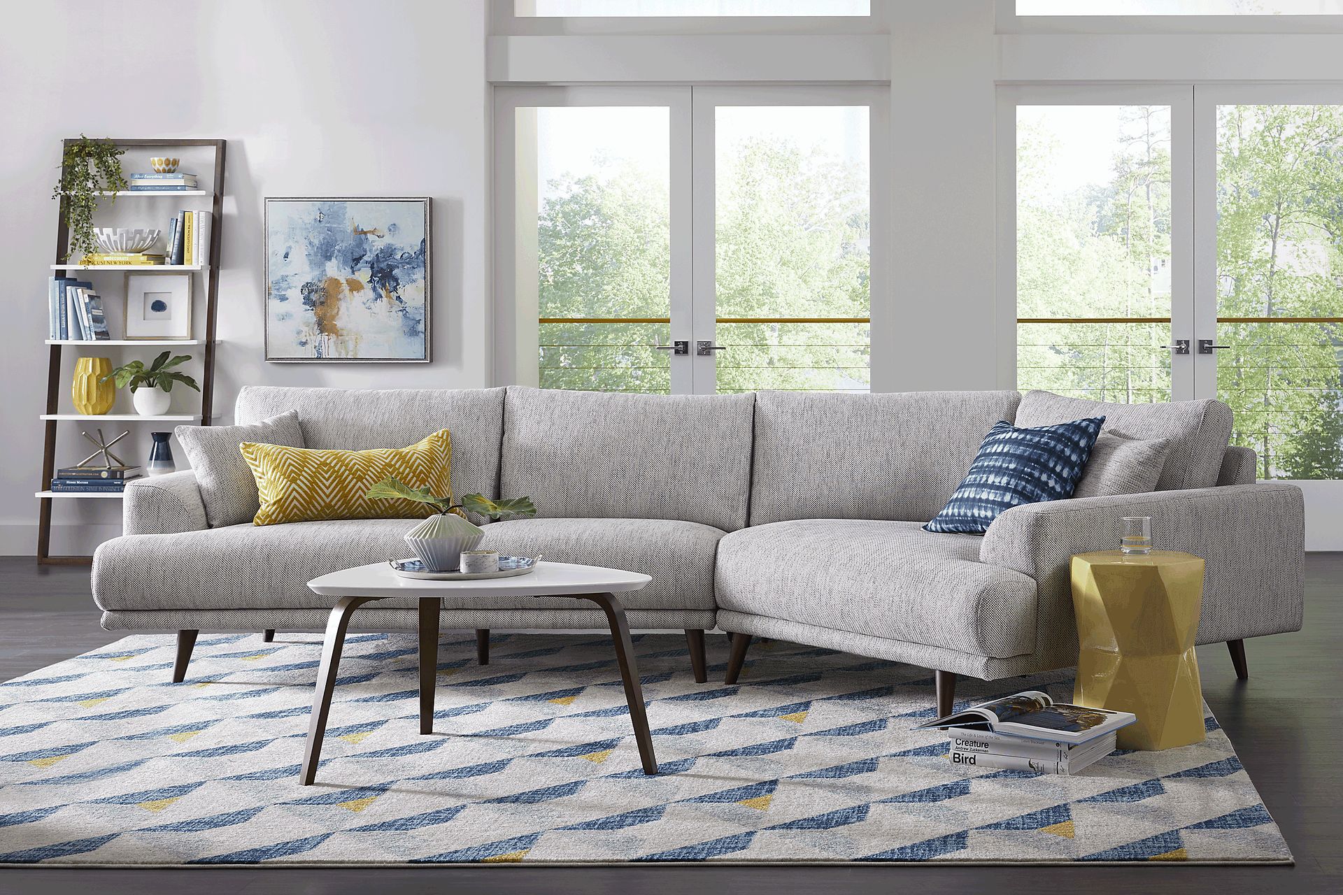 Holland Hill Gray 2 Pc Sectional - Image 2