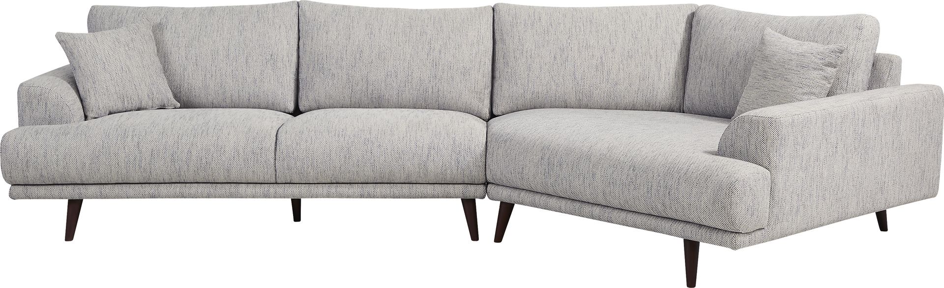 Holland Hill Gray 2 Pc Sectional - Image 1