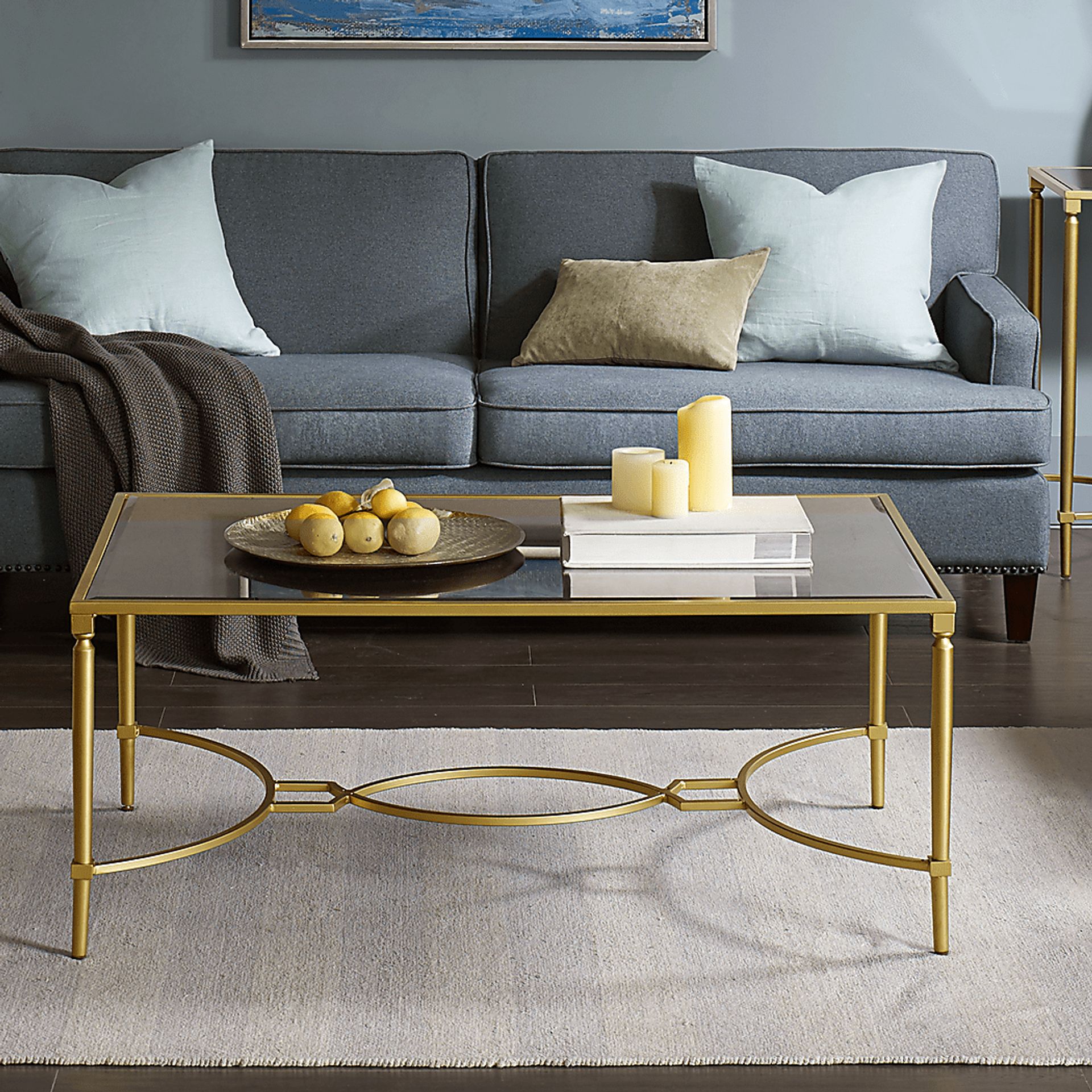 Holleyberry Gold Cocktail Table - Image 3