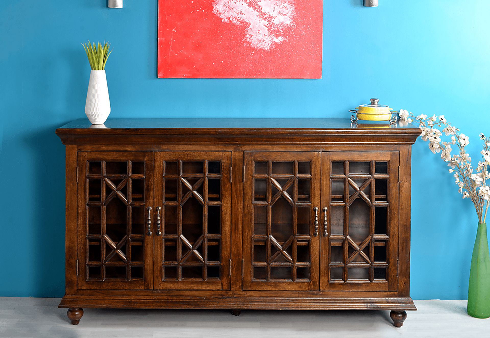 Holliford Brown Credenza - Image 5