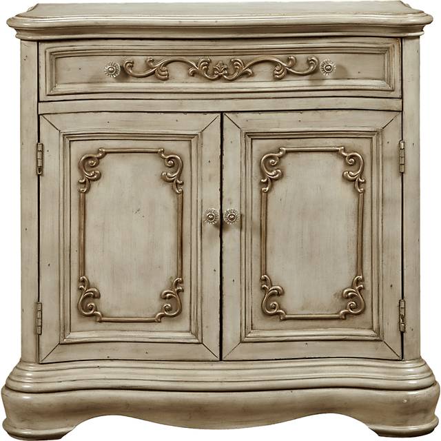 Hollis Hall White Accent Cabinet - Thumbnail - Image 1