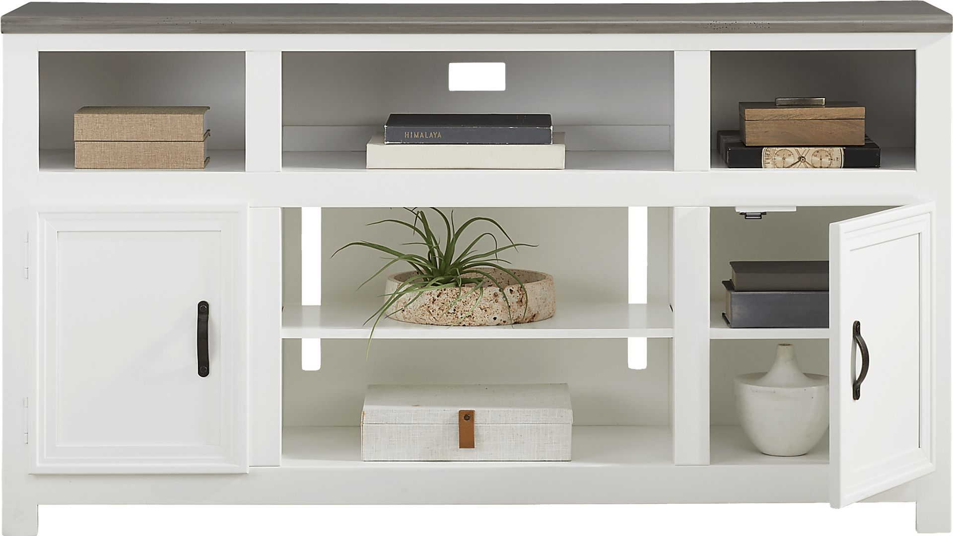 Hollow Ridge White 63 in. Console - Image 2