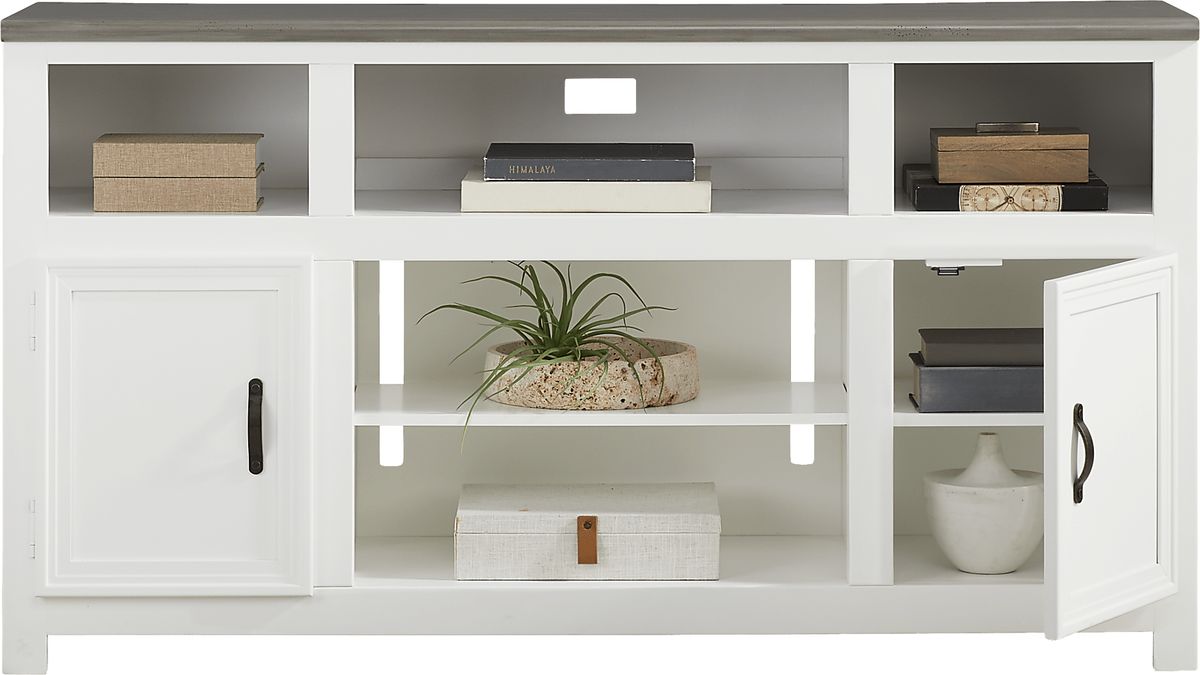 Hollow Ridge White Console | Rooms to Go