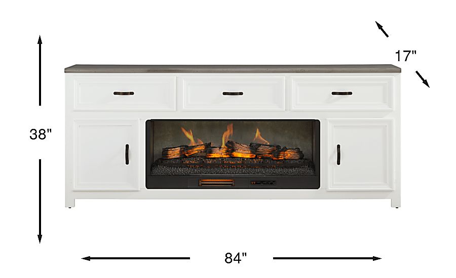 Horizon Ridge Console with Electric Fireplace - Thumbnail 2