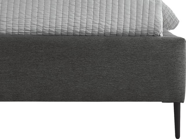 Holloway Dark Gray 3 Pc Queen Platform Bed - Thumbnail - Image 3