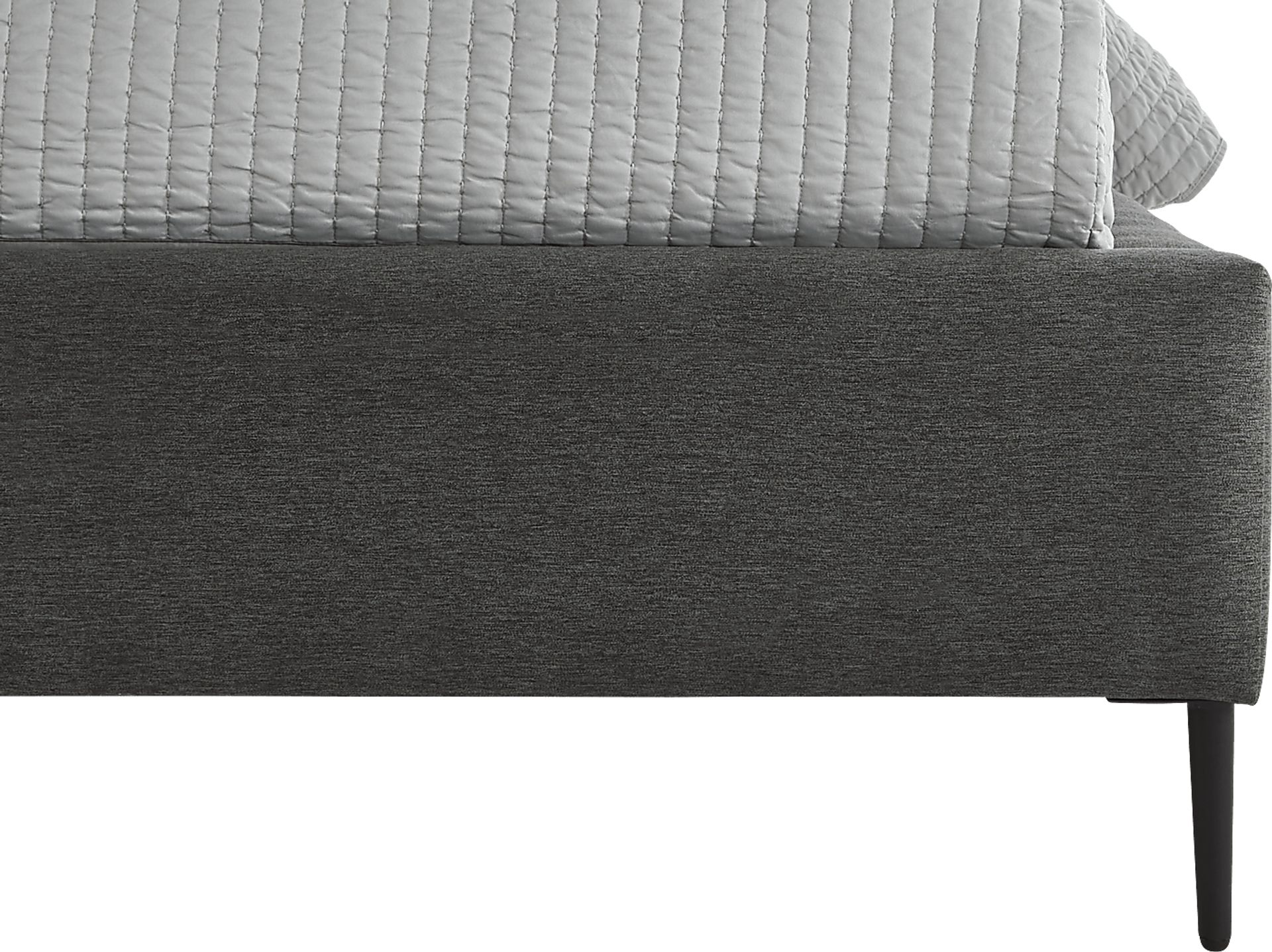 Holloway Dark Gray 3 Pc Queen Platform Bed - Image 3