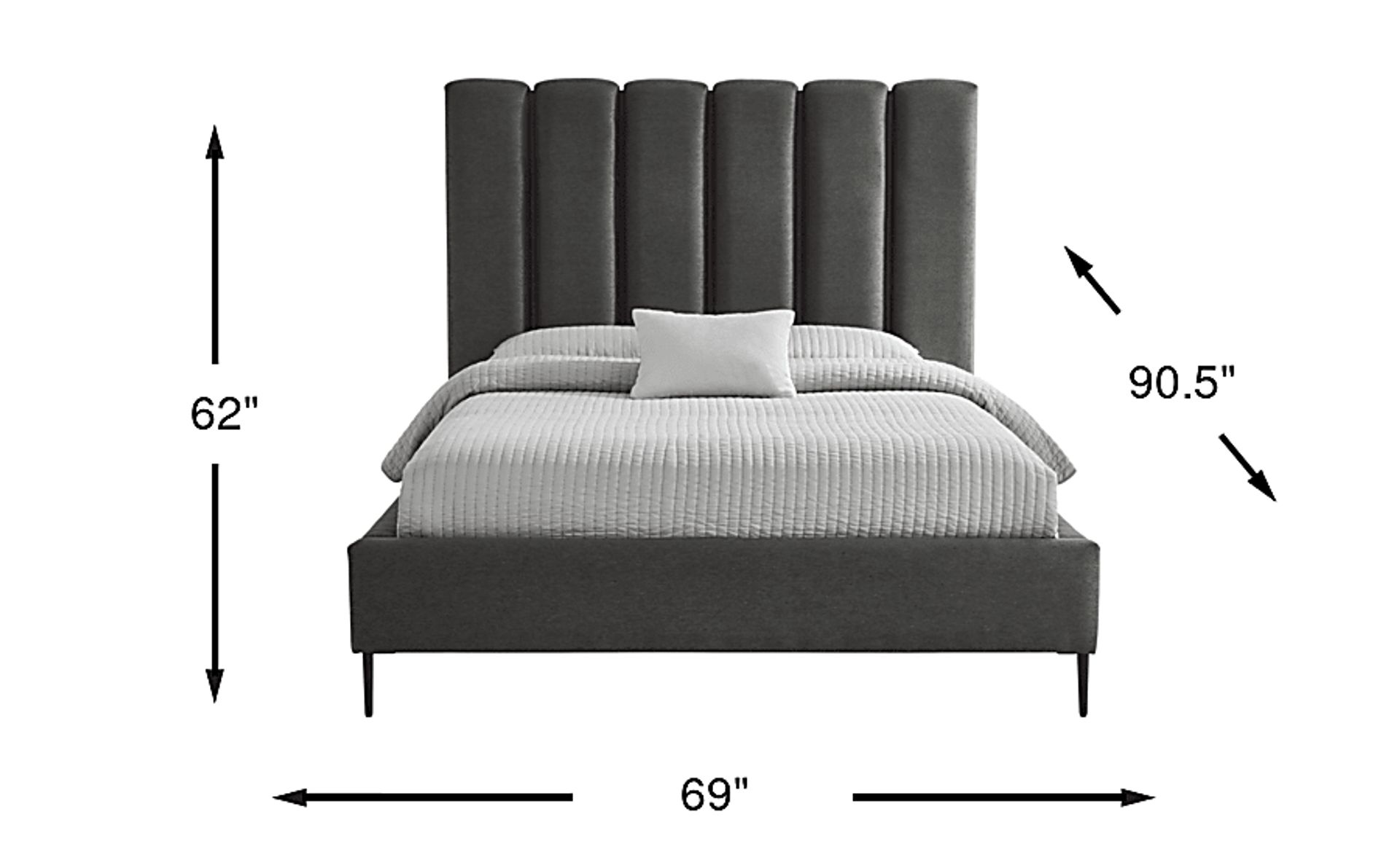 Dimension Image. Please refer to the Dimension Tab on this page for dimension details.