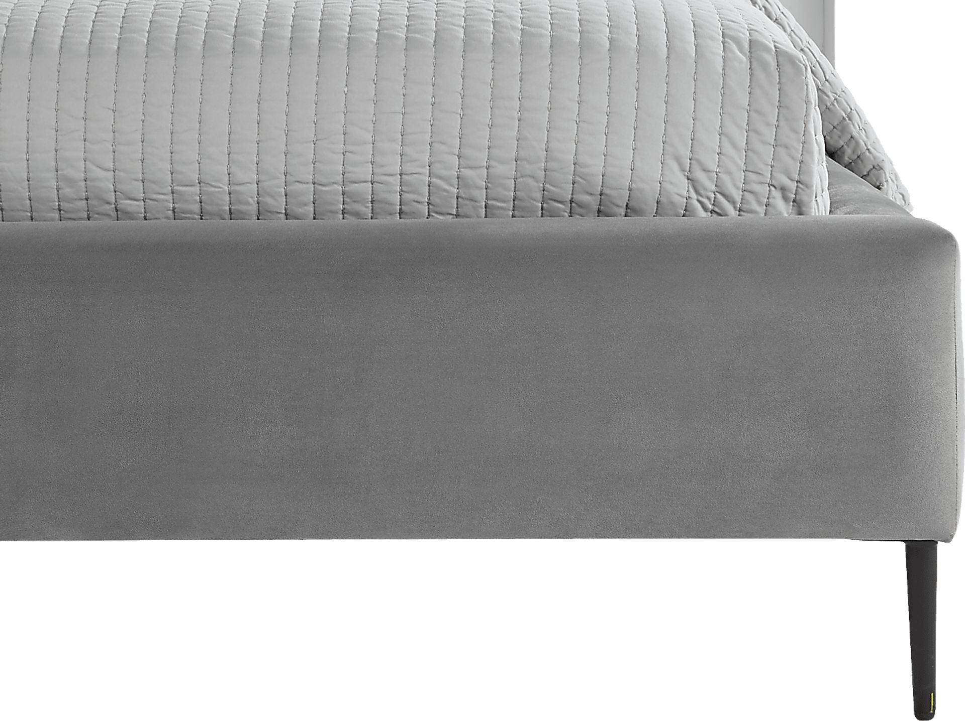Holloway Light Gray 3 Pc King Platform Bed - Image 3